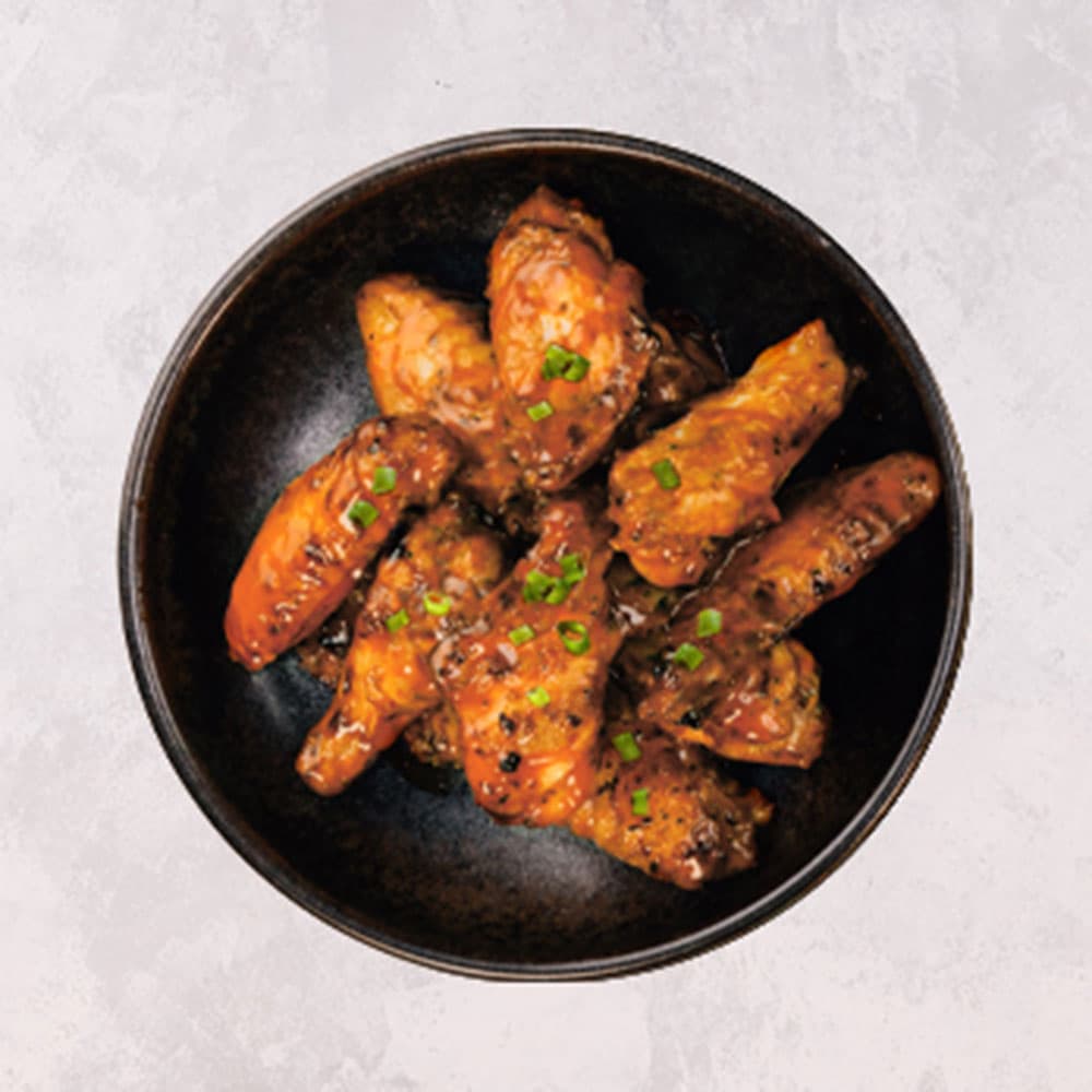 Honey Soy Garlic Stick’n Chick’n Wings (6 Pieces)