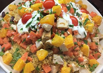 Moroccan Chicken Couscous Salad