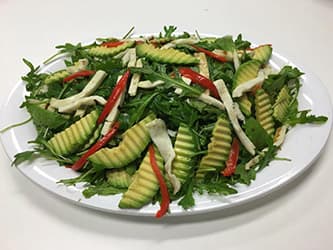 Halloumi Avocado Salad