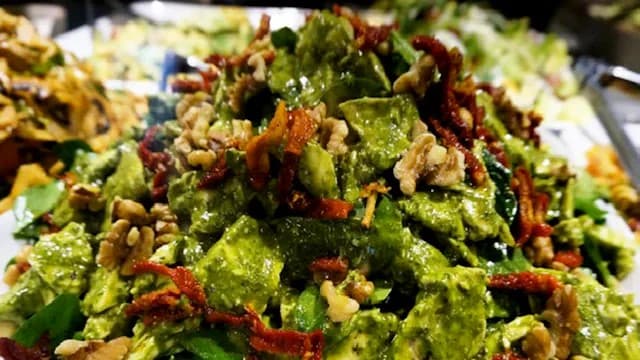 Pine Nuts Pesto Pasta Salad (Large Platter)