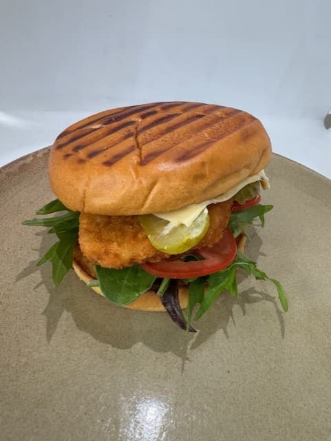Crispy Chicken Gourmet Burger