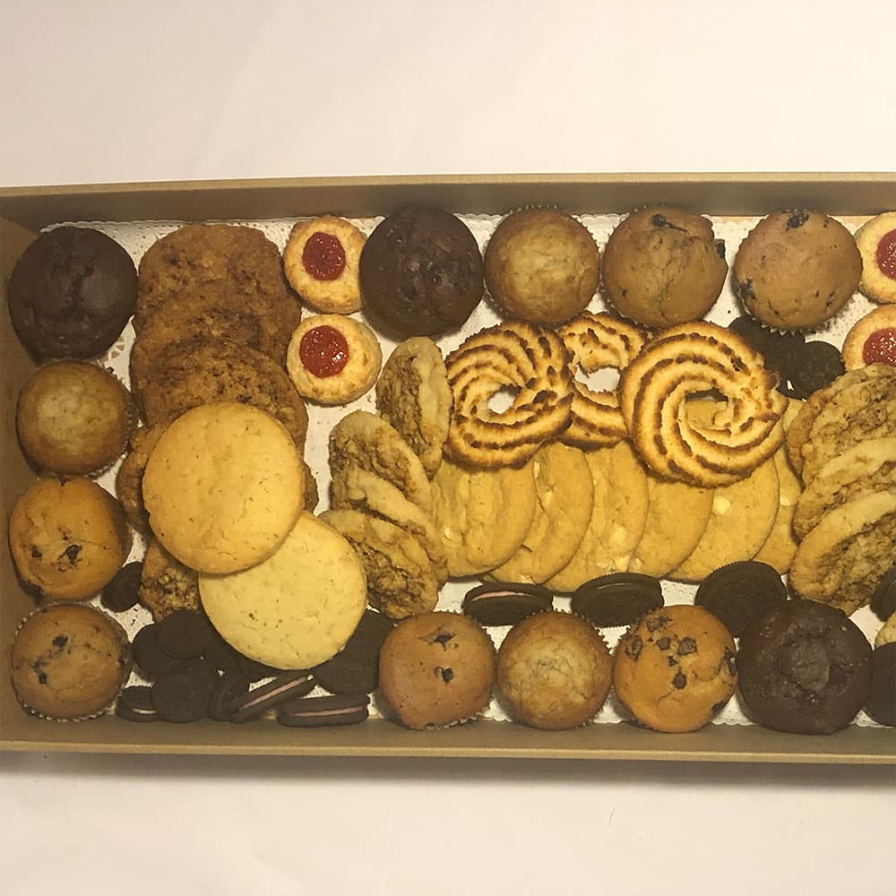 Cookies and Muffins Large Platter (Box of 25)
