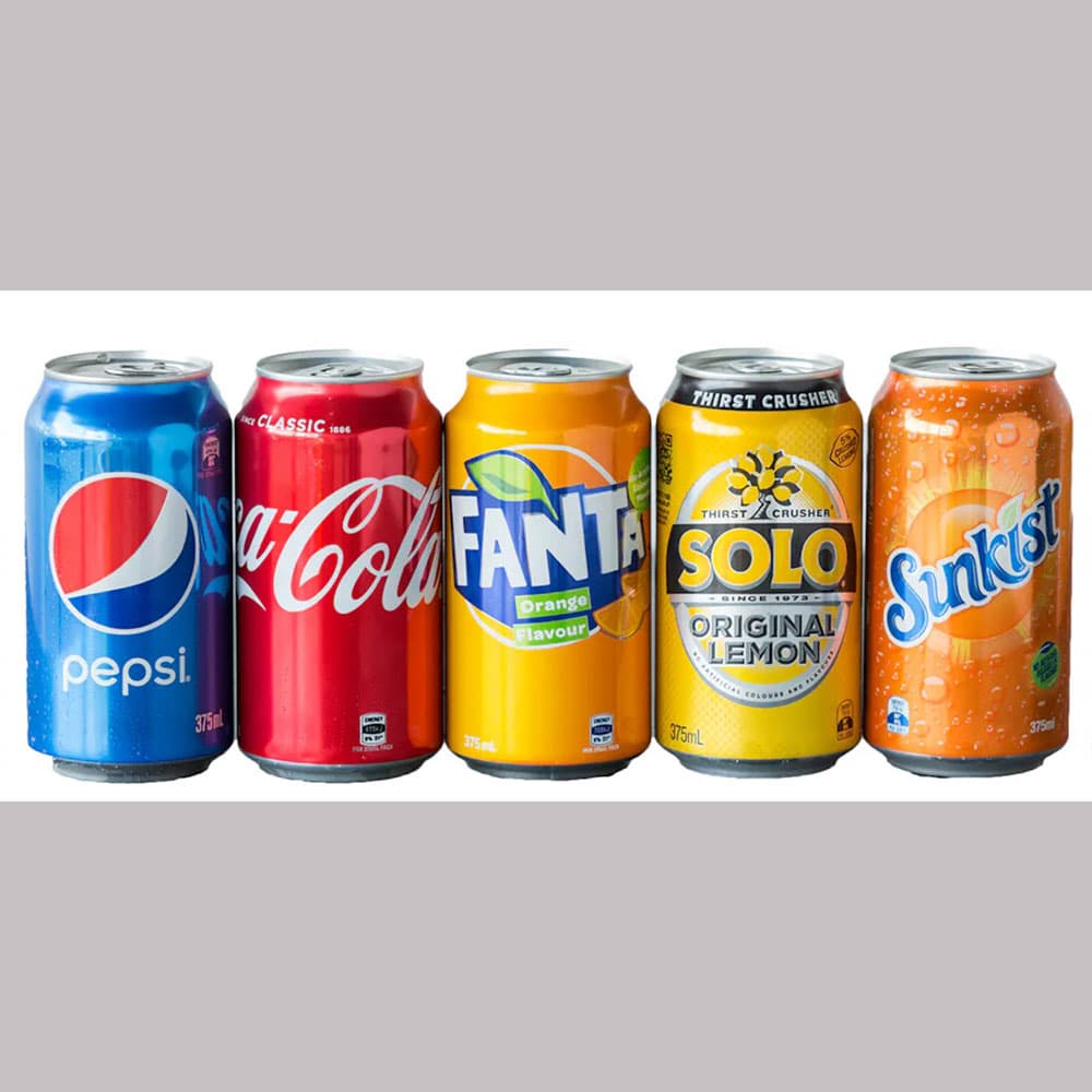 Assorted Soft Drink Can