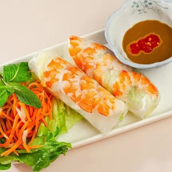King Prawn Rice Paper Roll (1 pc)