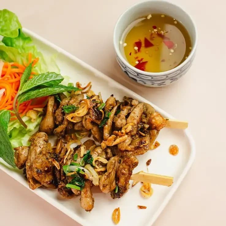 Lemongrass Chicken Skewers