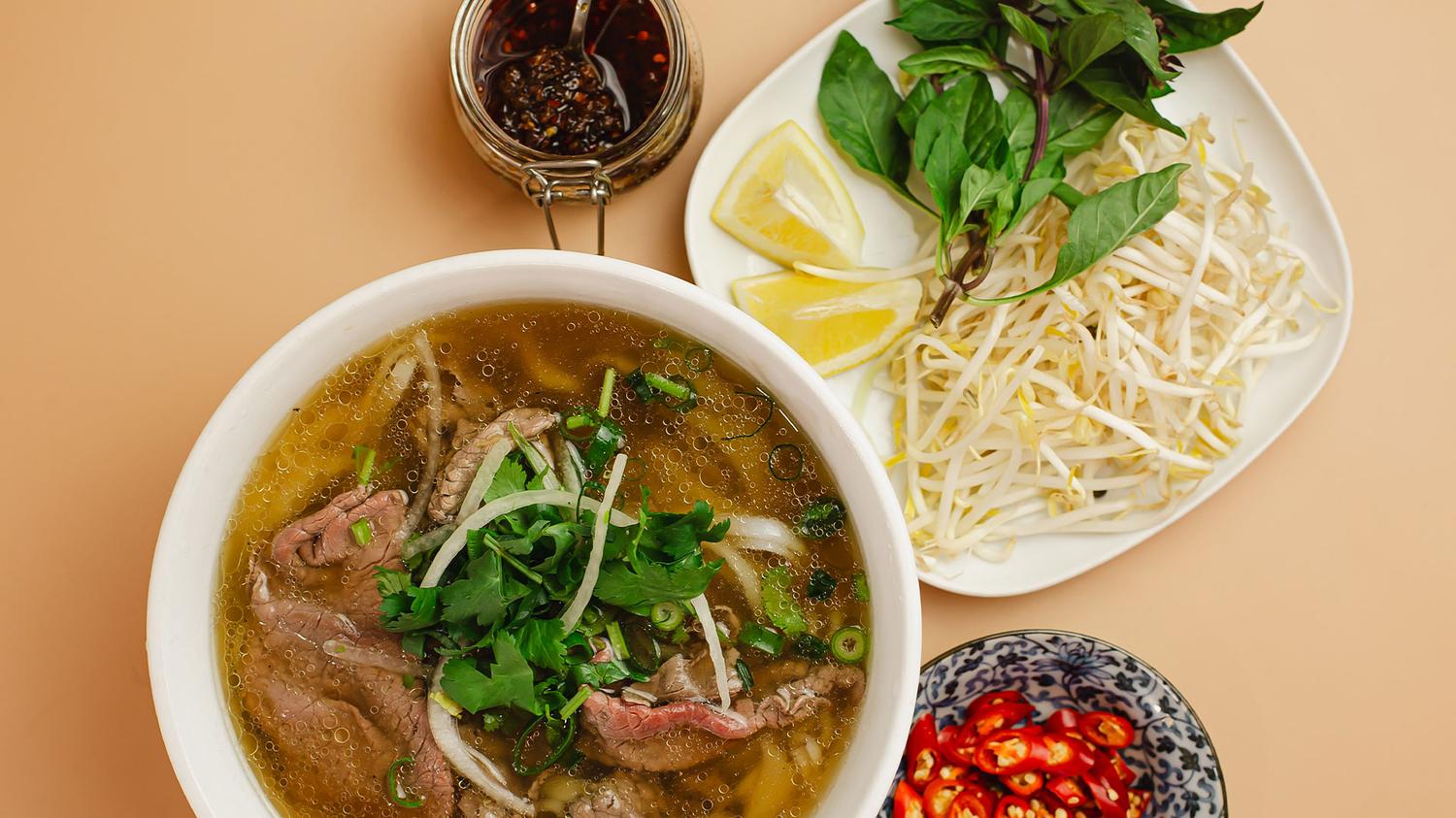 Beef Pho Noodle Soup