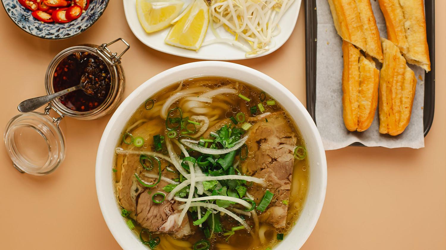 Beef and Beef Brisket Pho 