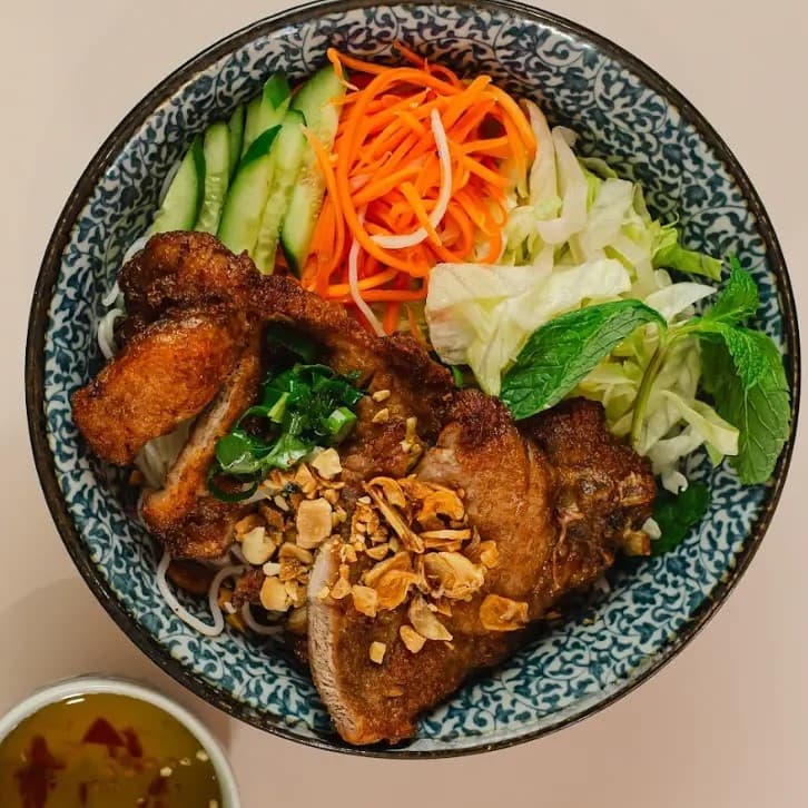 BBQ Pork Chop Vermicelli Noodle Bowl