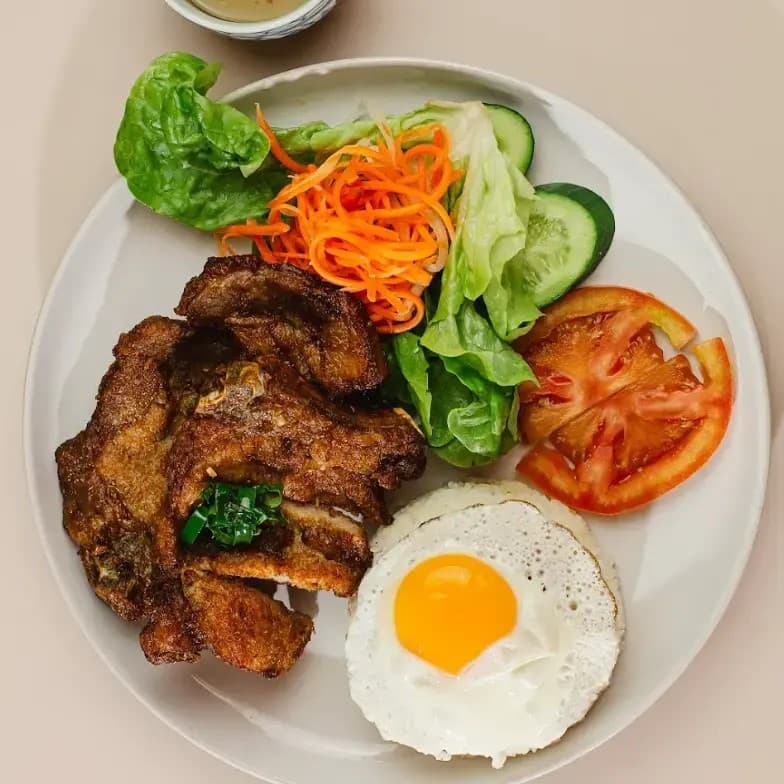 Pork Chop Broken Rice 