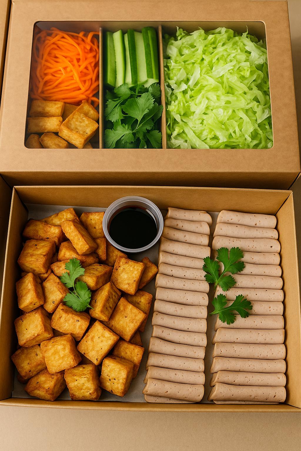 Vegan Banh Mi Platter (18 Baguettes)