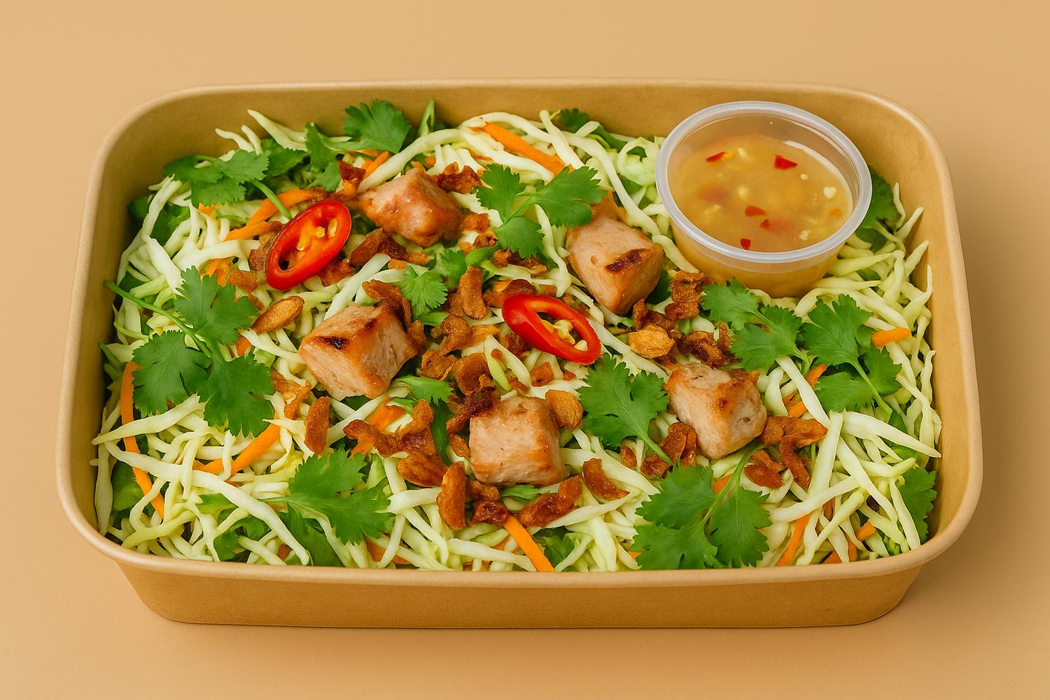 Seared Salmon Noodle Salad (Regular)