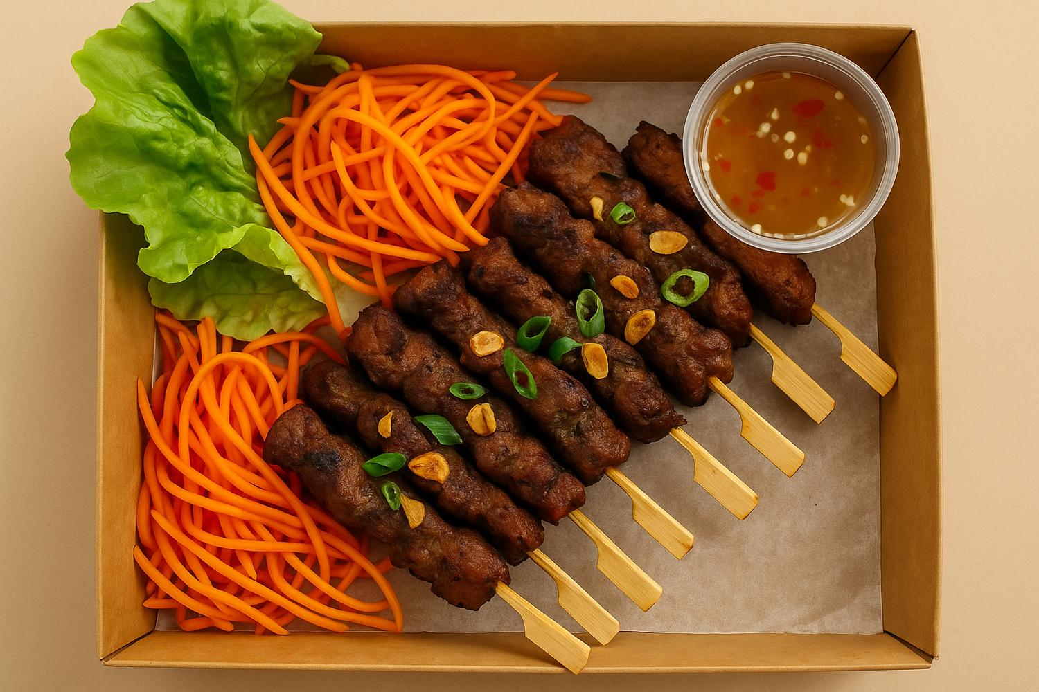 Lemongrass Beef Skewers (Platter of 12)