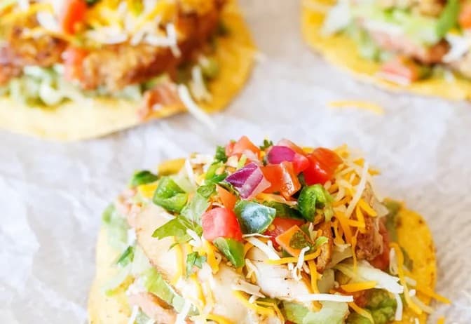 Chicken Tostada