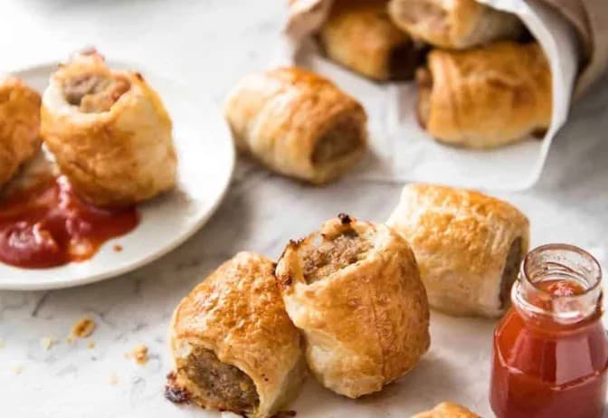 Slow Cooked Beef Sausage Roll