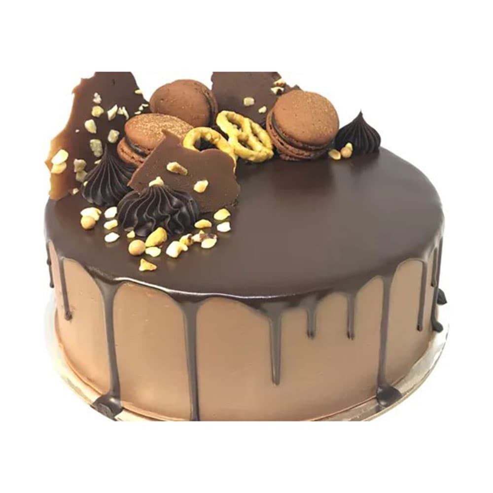 Salted Hazelnut Chocolate Gateau Cake