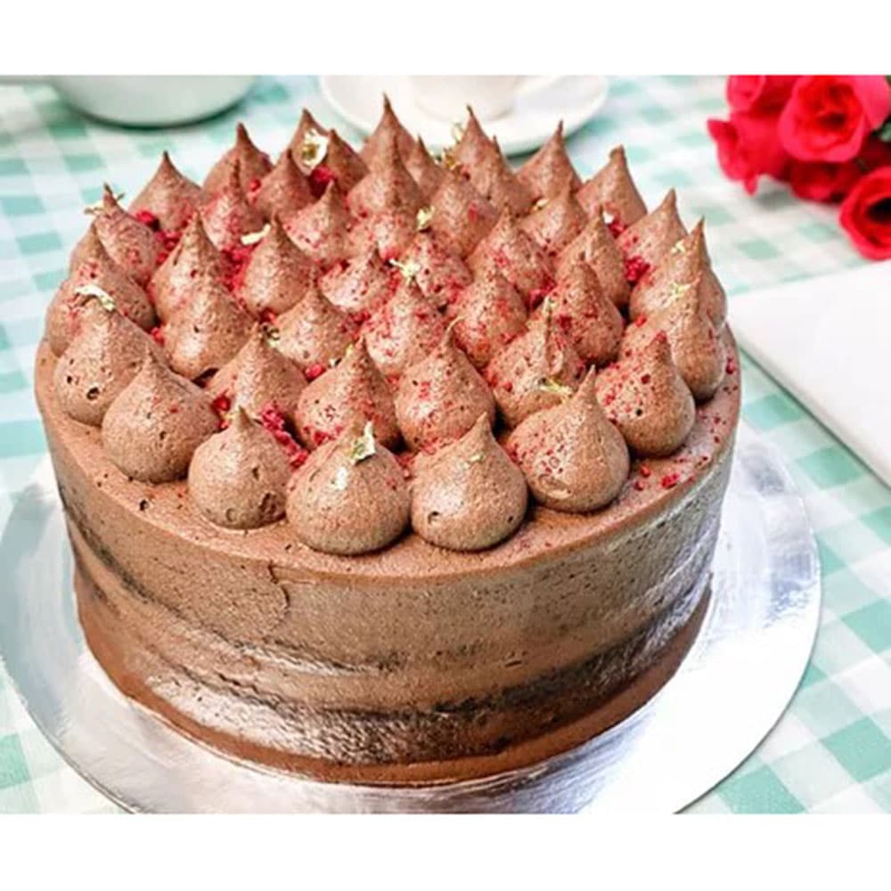 Vegan Chocolate Raspberry Cake (6 Inches)
