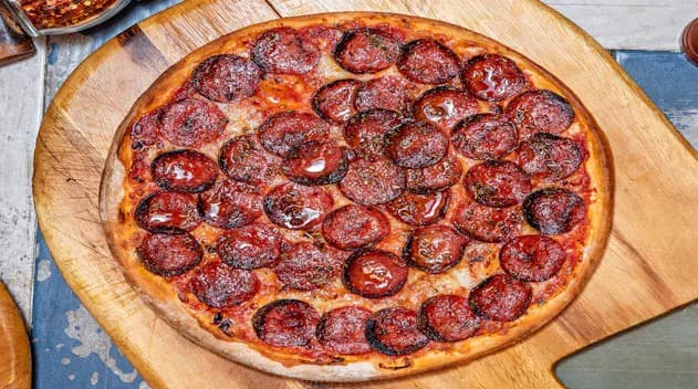 Hot Honey Pepperoni Pizza