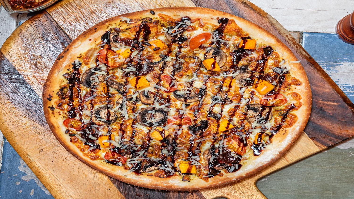 Smashed Pumpkin Pizza