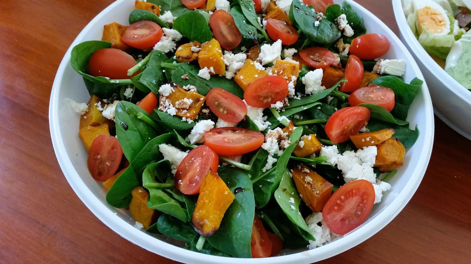 Pumpkin and Feta Salad (Platter for 8)