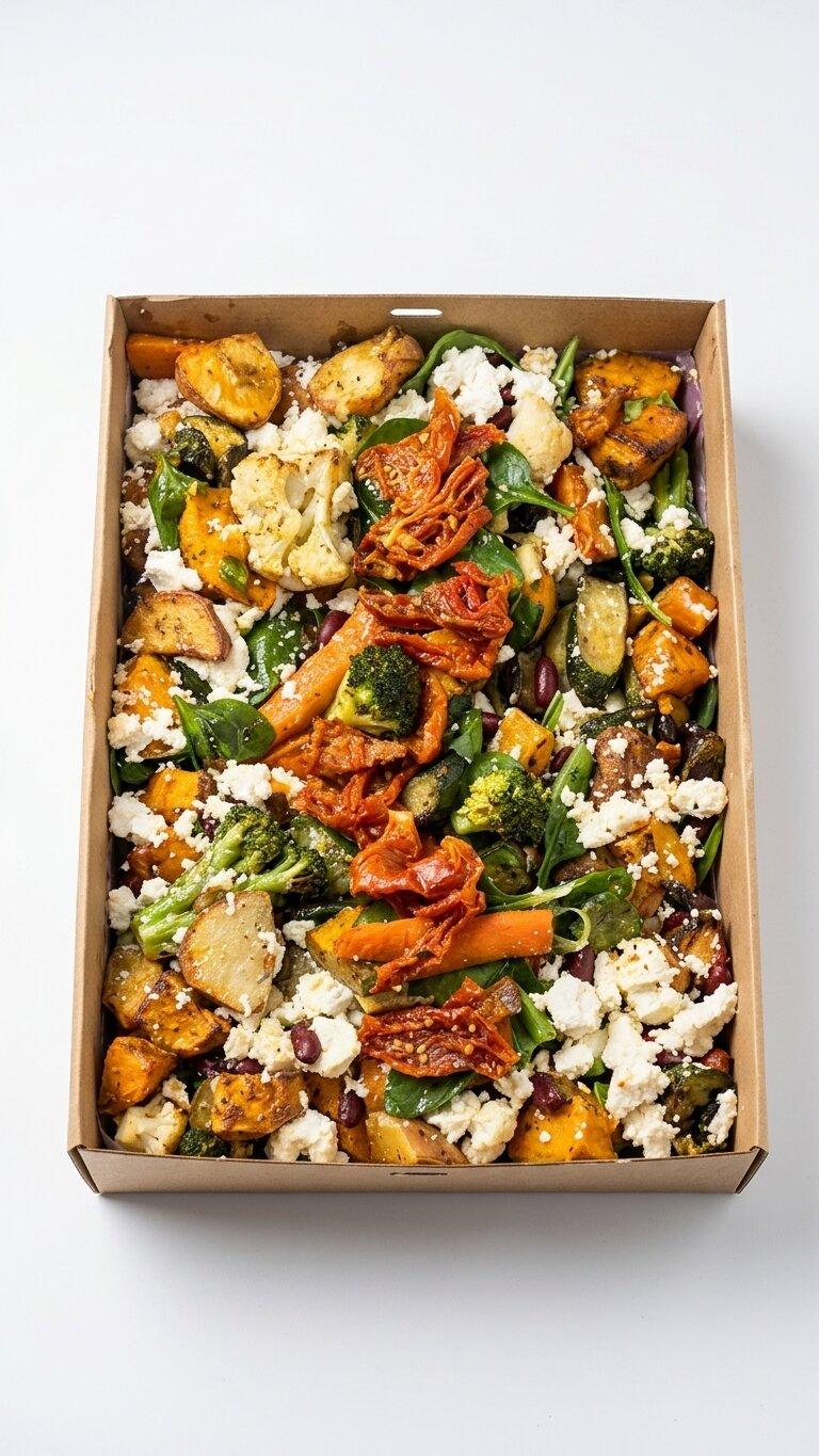 Roasted Veggie and Feta Salad Platter (Large)