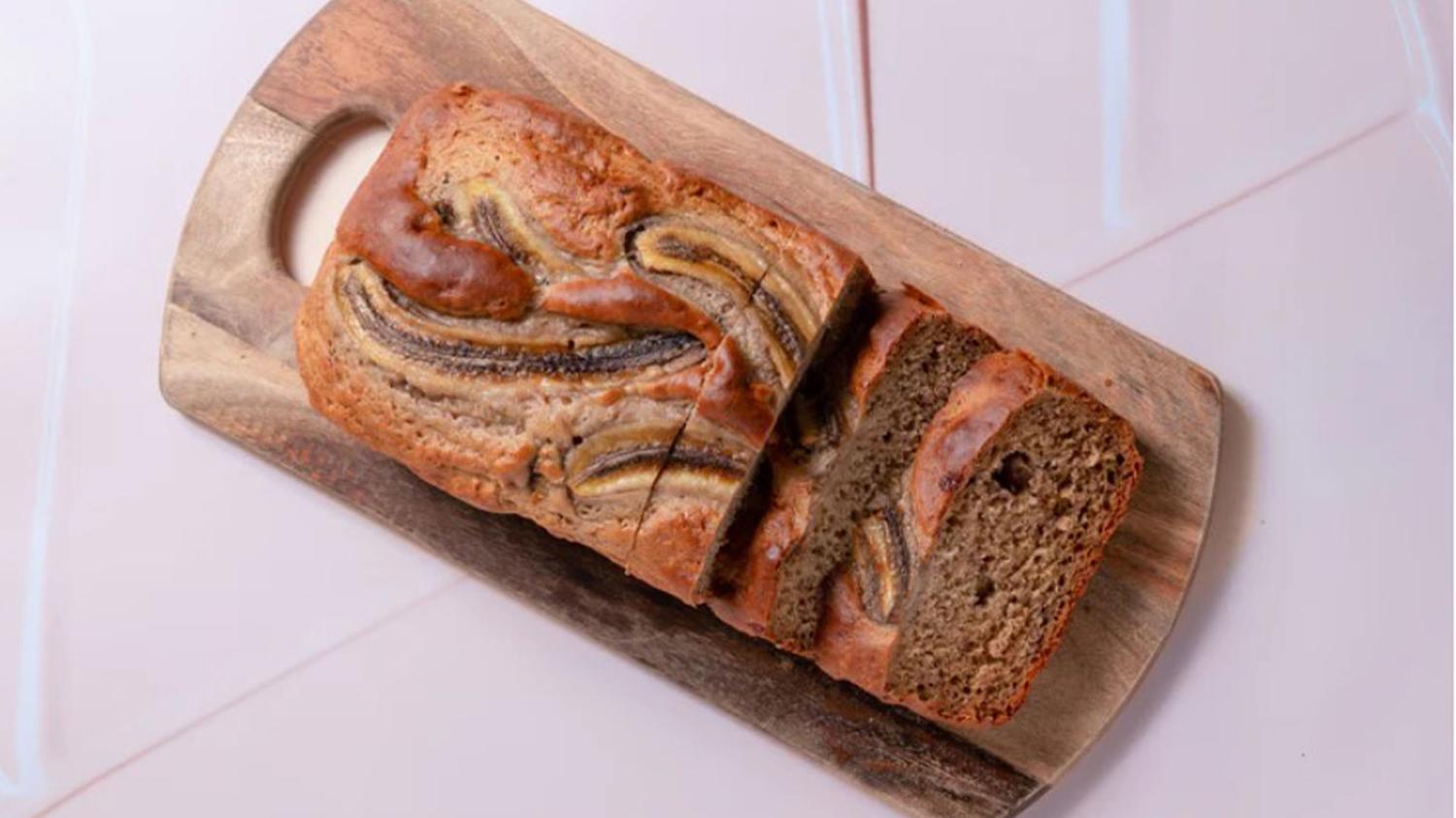 Homestyle Banana Bread Platter
