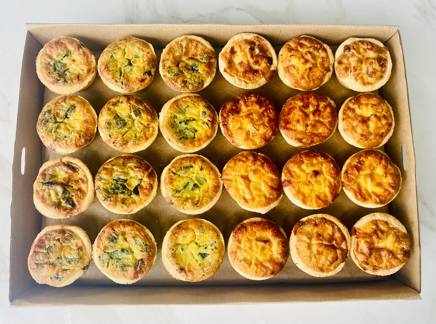 Small Gourmet Quiche (12 Pieces)