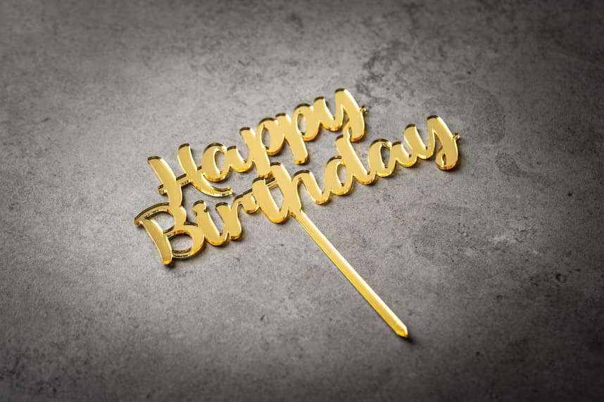 Happy Birthday Topper