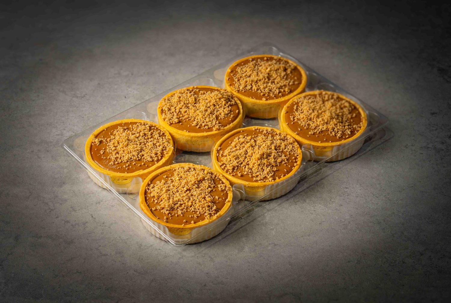 8cm Biscoff Cheesecake Tarts (Box of 6)