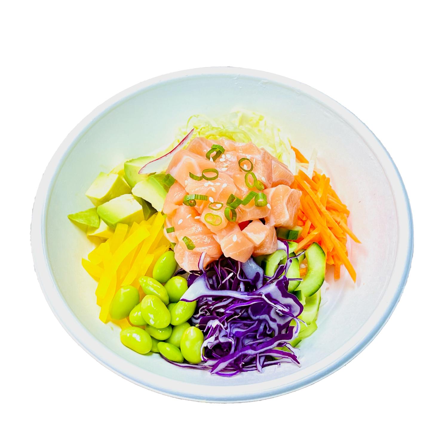 Fresh Salmon Rice Bowl