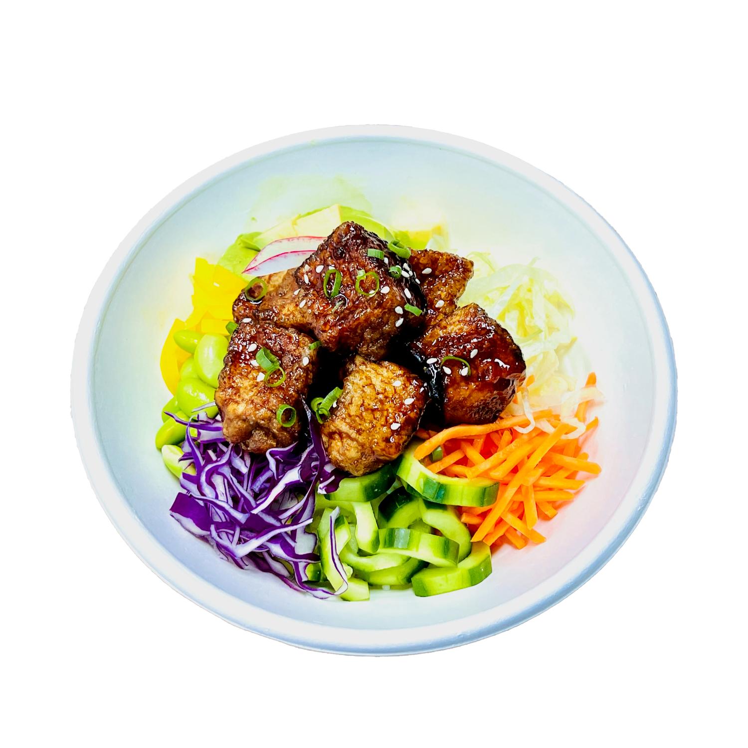 Teriyaki Tofu Rice Bowl