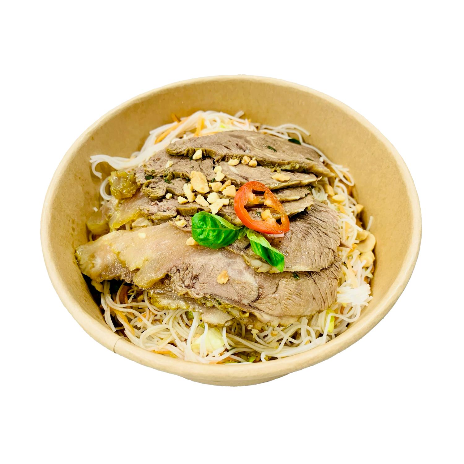Thai Beef and Rice Noodles Salad Platter
