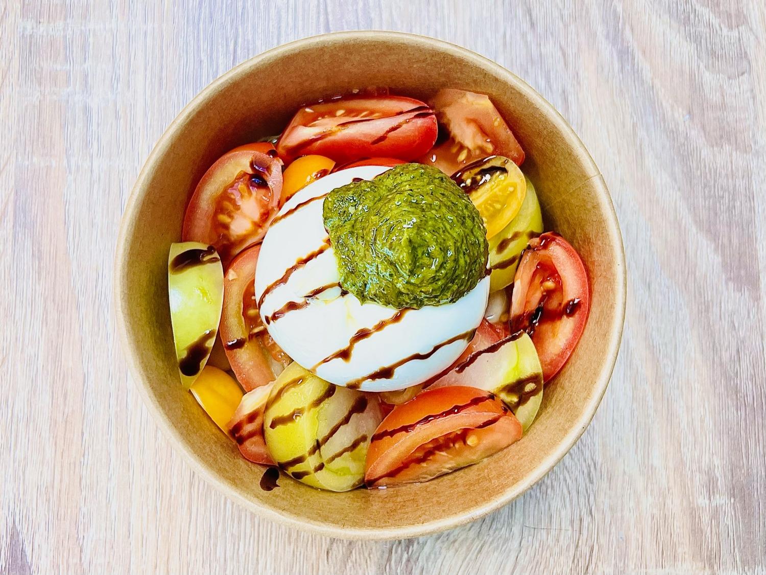Burrata and Tomato Salad