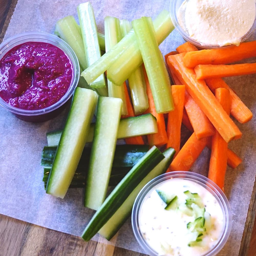Vege Sticks and Dips Platter (Small Size)