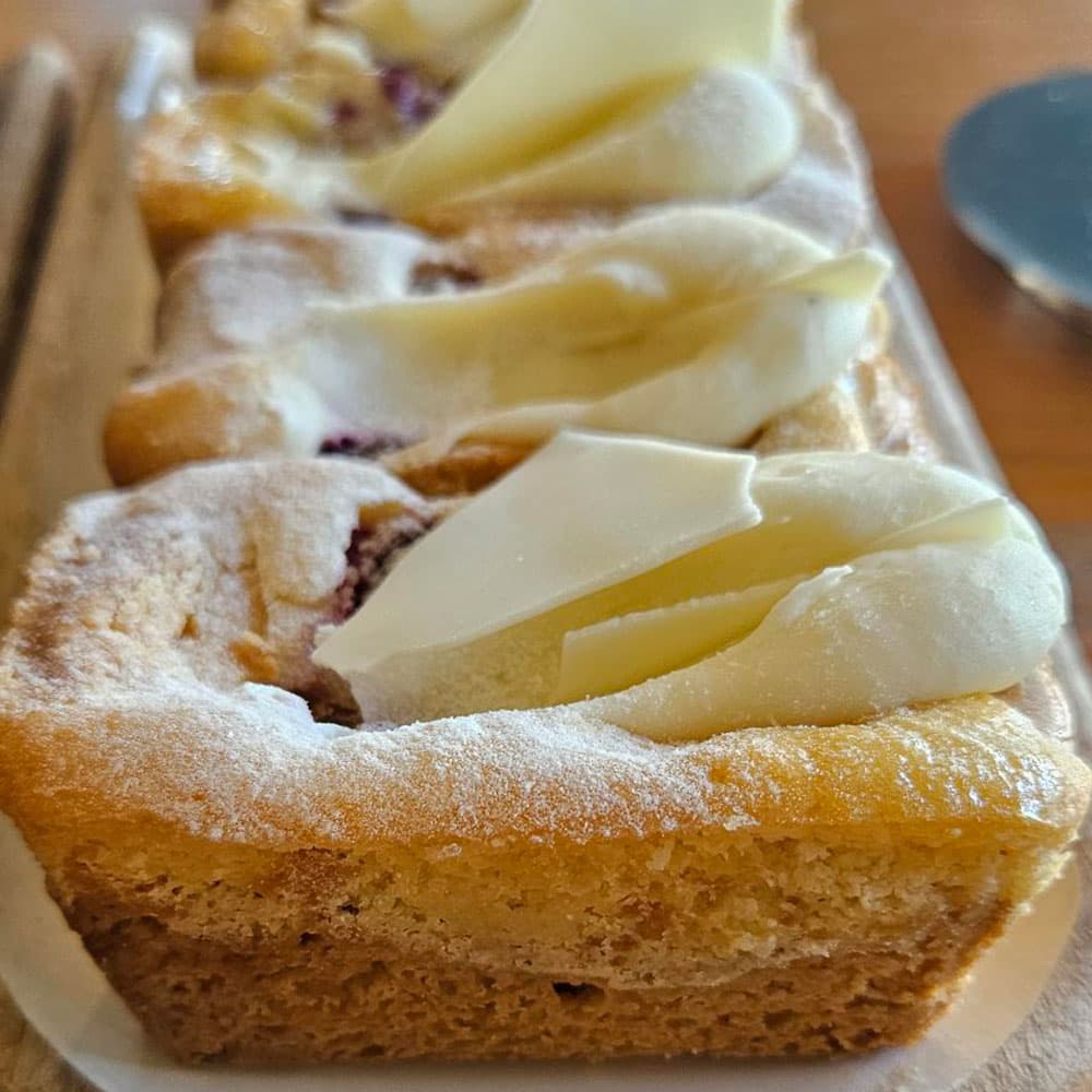 Gluten Free Raspberry & White Chocolate Financier