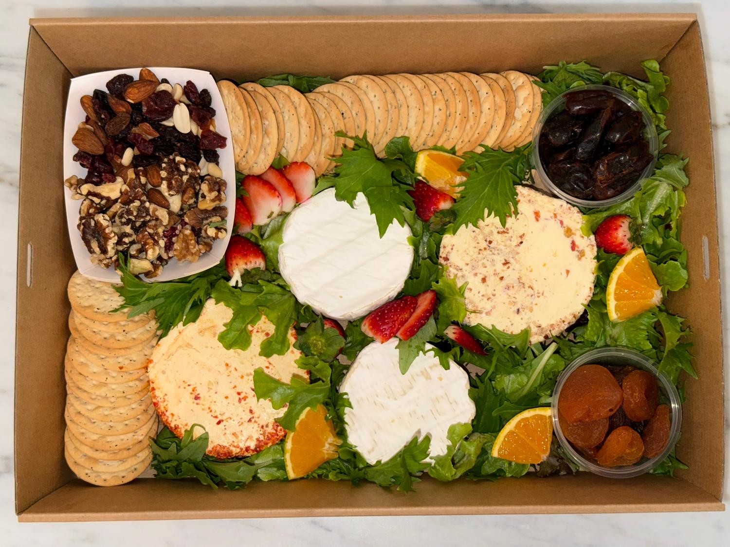Dried Fruit, Cheese and Nuts Platter
