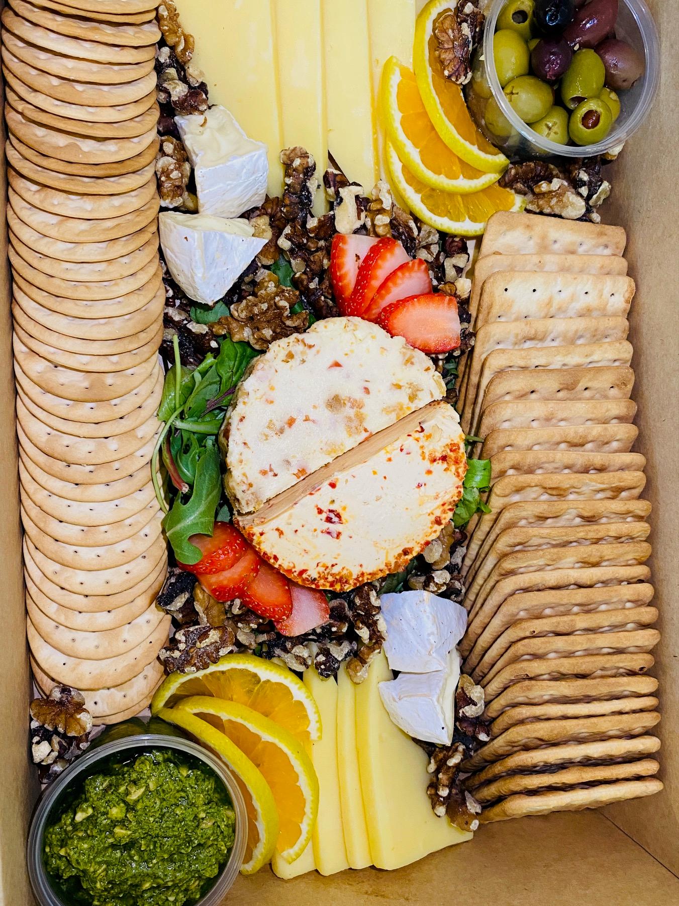 Cheese and Cracker Platter