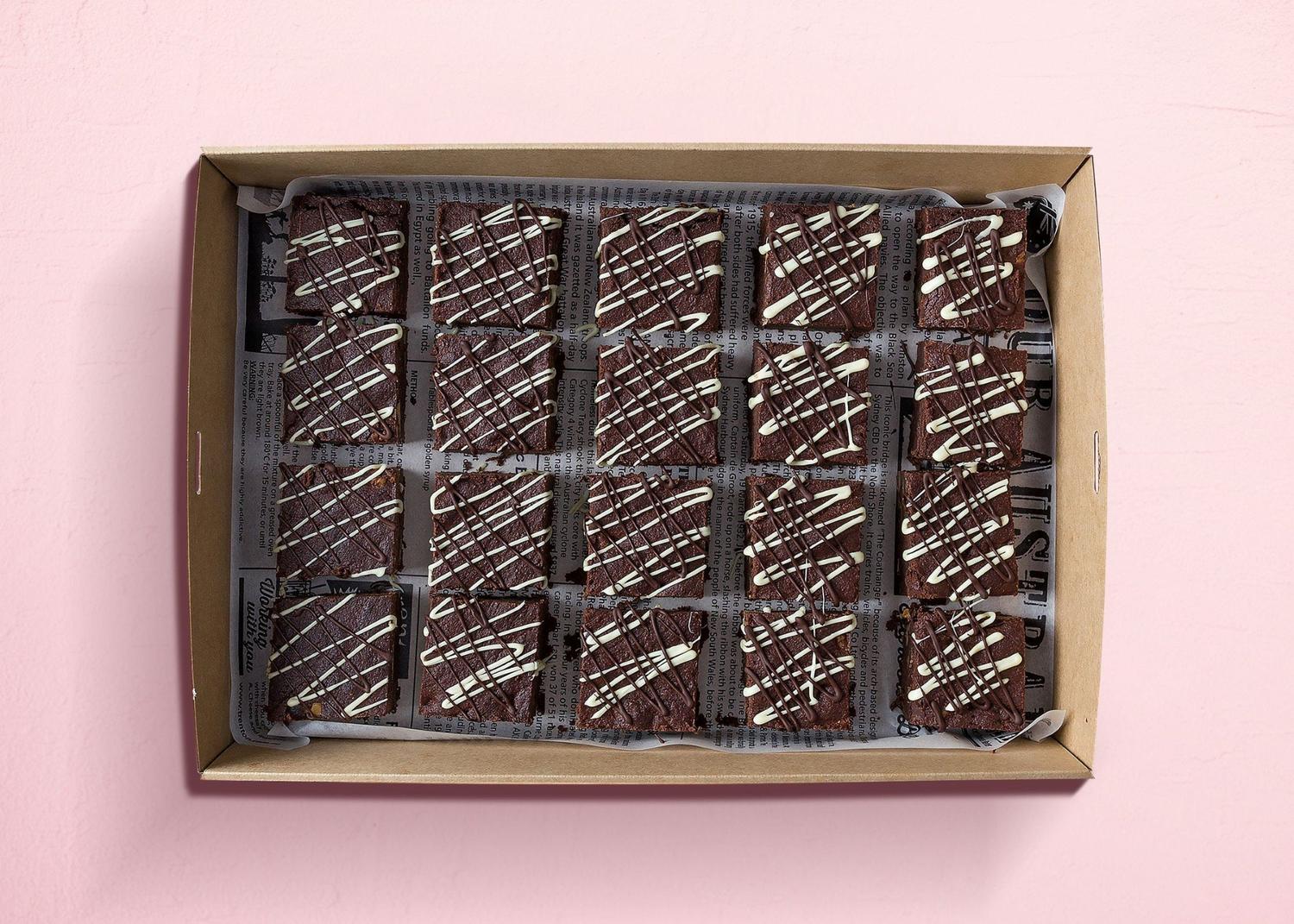 Belgian Chocolate Brownies Box (6pcs)