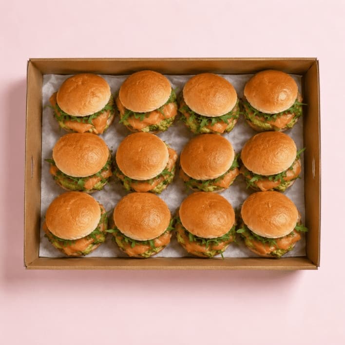 Smoked Salmon & Avo Breakfast Slider Box (6pcs) 