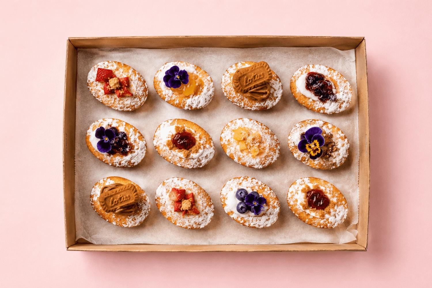 Gluten-Free Mixed Berry Friands Box (6pcs)