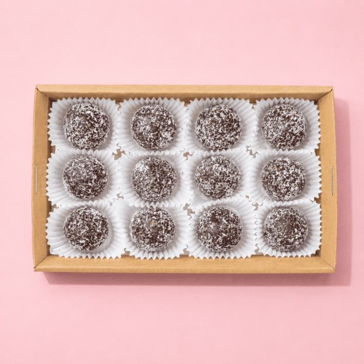 Mint & Raspberry Bliss Date Balls Box (12pcs)