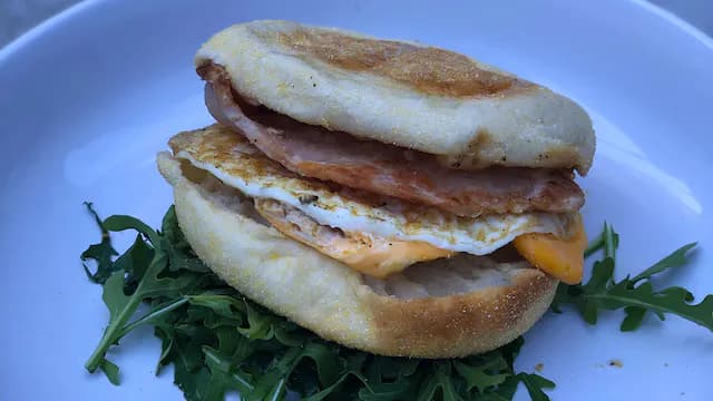 Bacon and Egg English Muffin