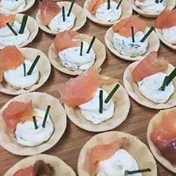 Mini Salmon Savoury Tarlet