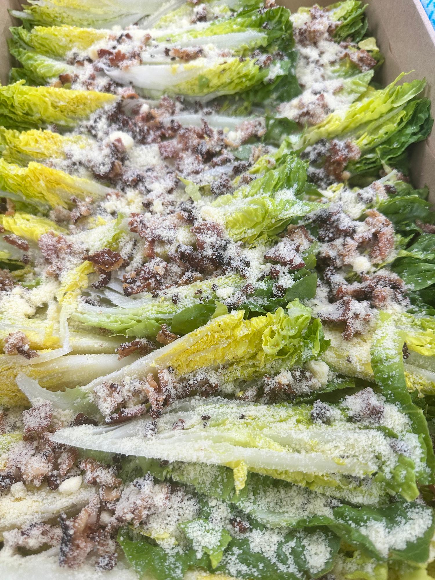 Baby Cos Wedge Caesar Salad Platter