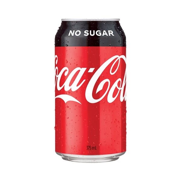Coca-Cola No Sugar (375ml Can)
