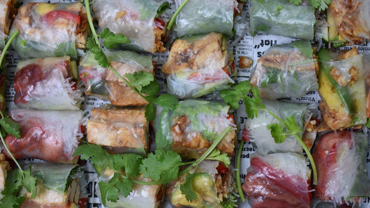 Assorted Rice Paper Rolls (Large Platter)