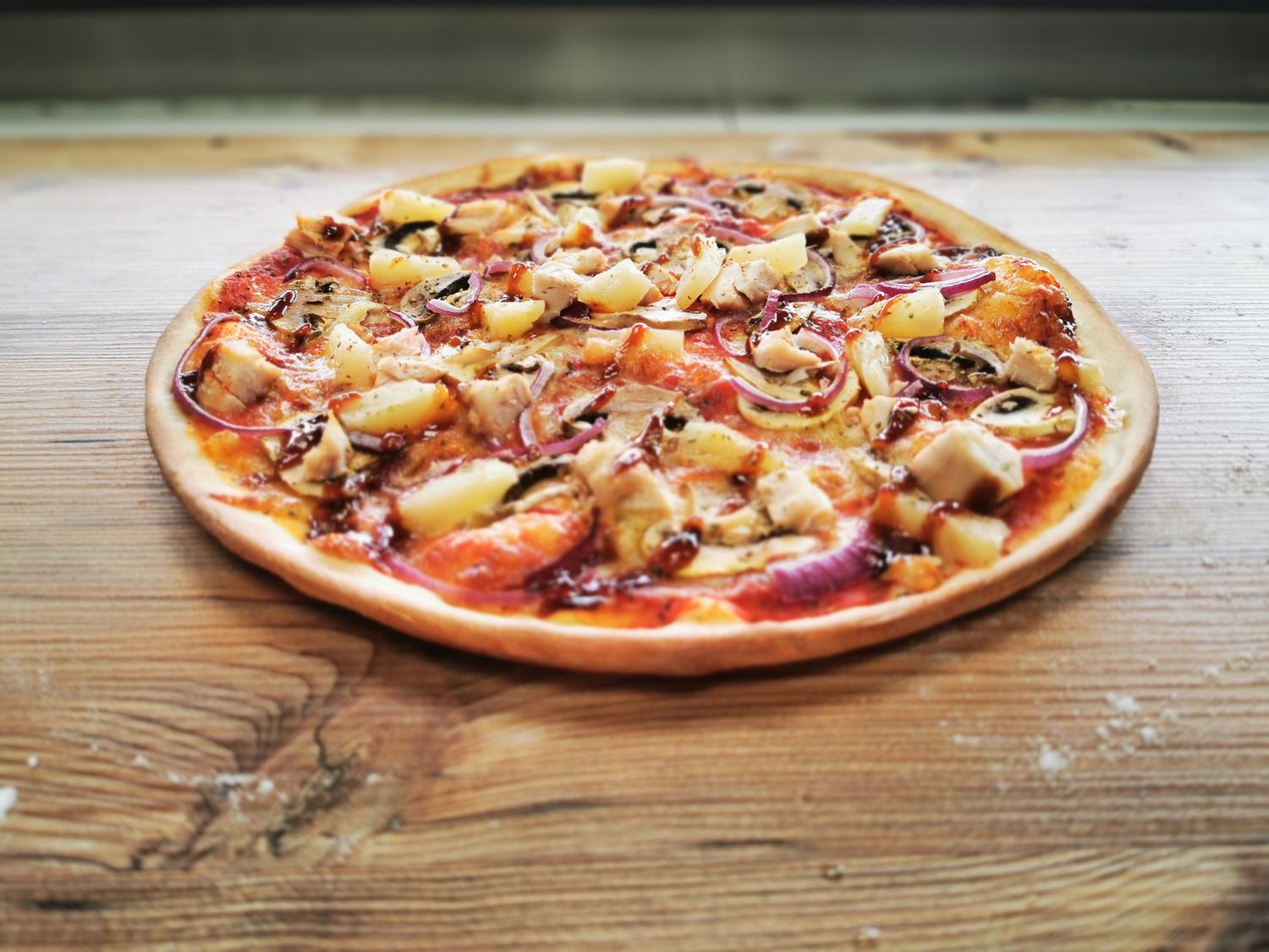 Chicken Mushroom Pizza