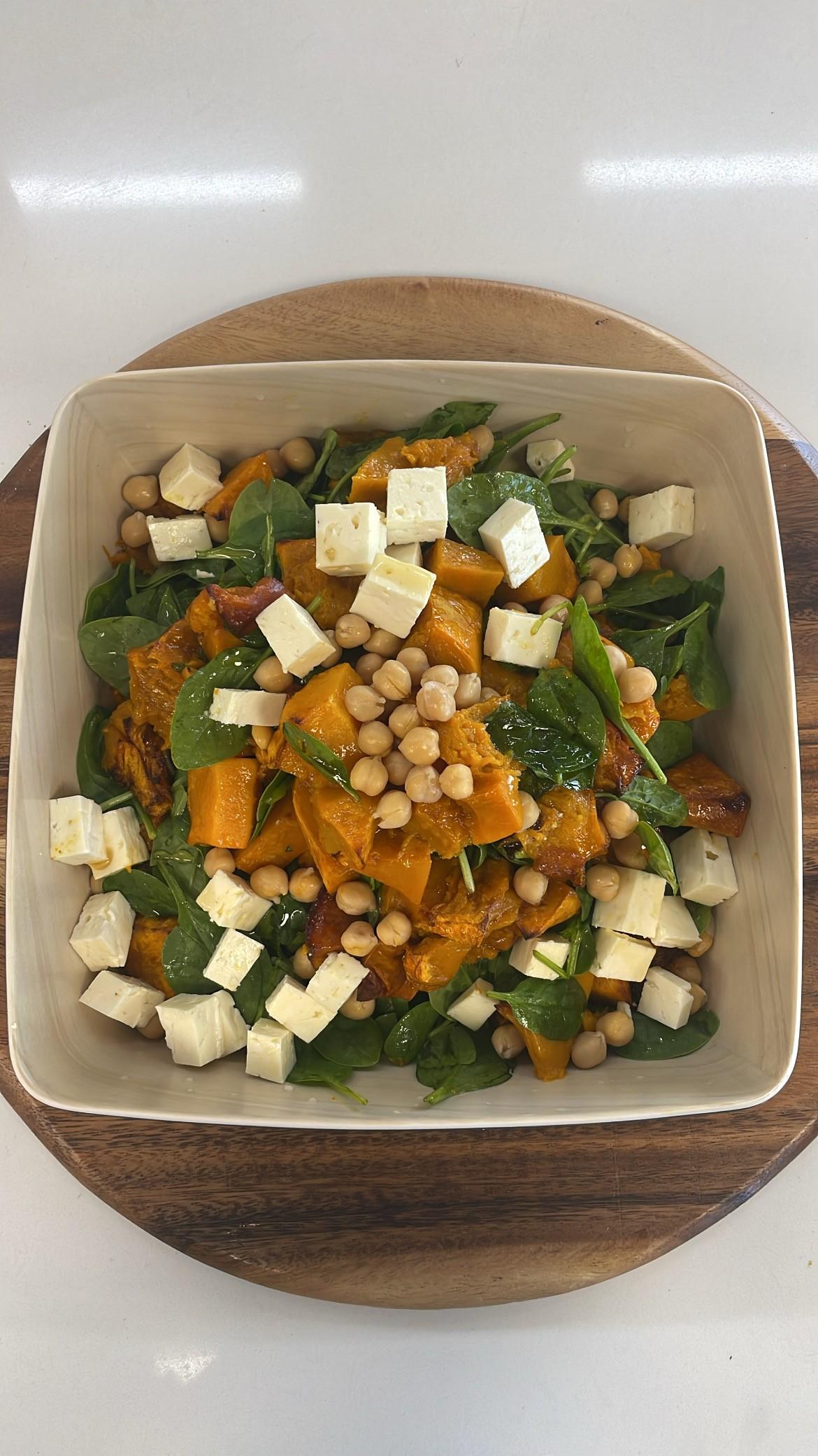 Roast Pumpkin & Chickpea Salad