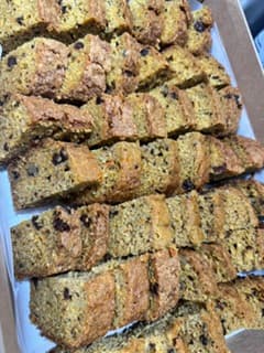 Homemade Carrot Cake Slice