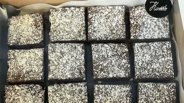 Homemade Double Choc Brownie