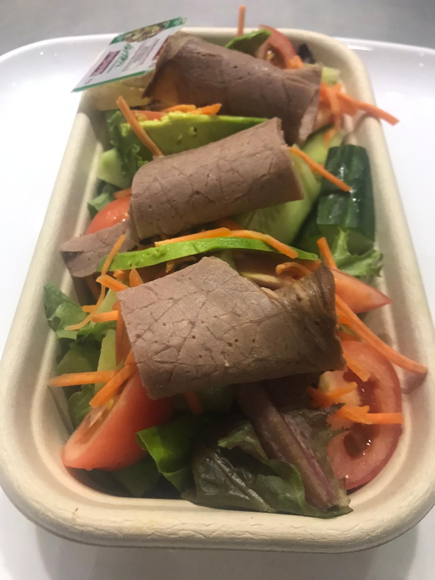 Roast Beef Garden Salad (Individual Bowl)